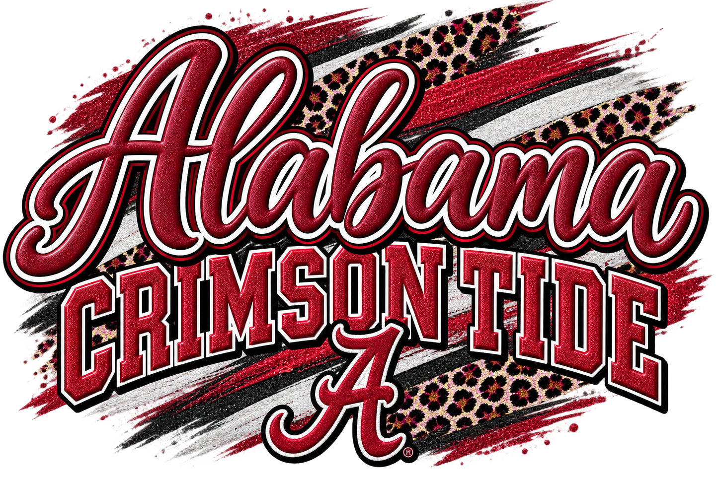 Alabama leopard print