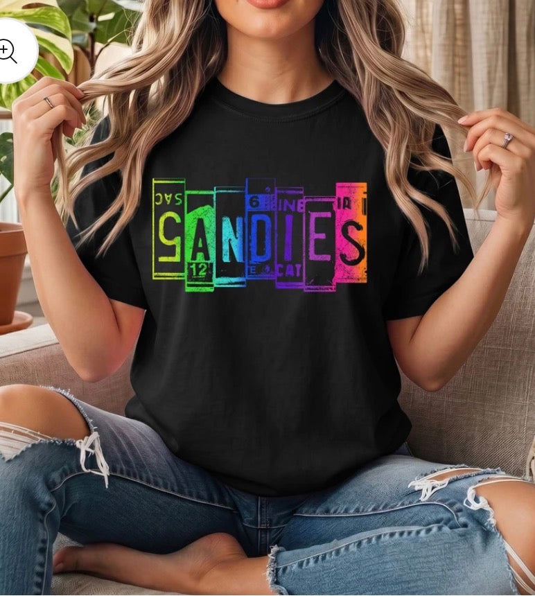 Amarillo Sandies License Plate