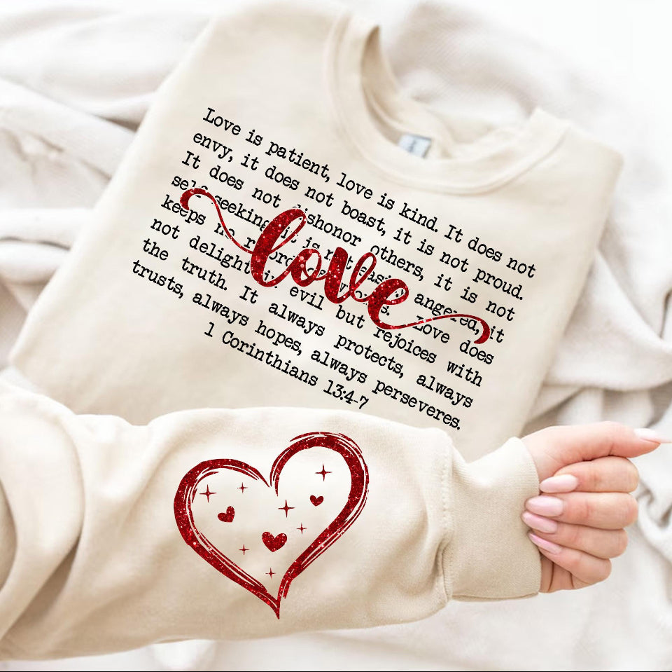 Love is patient, love is kind