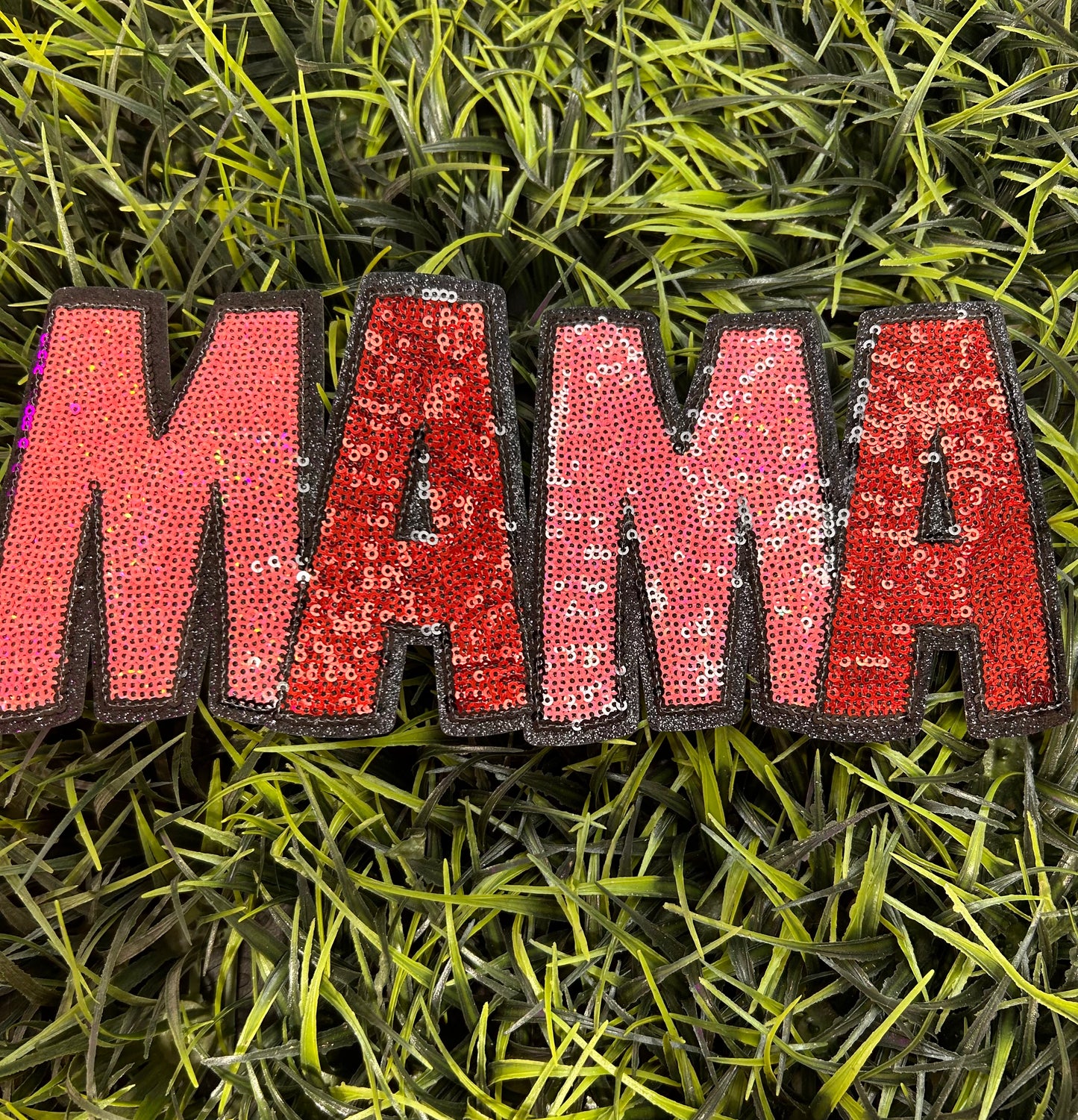 sequin MAMA patch