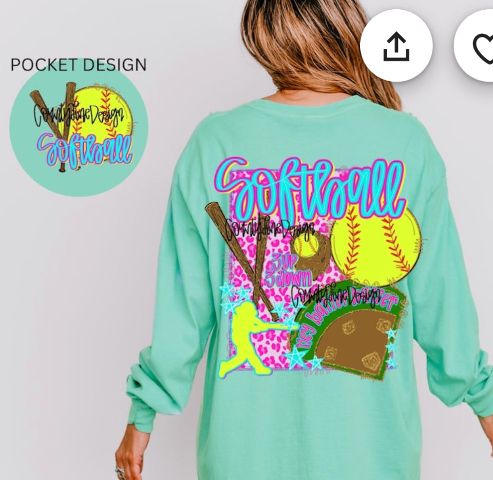 Softball with pocket