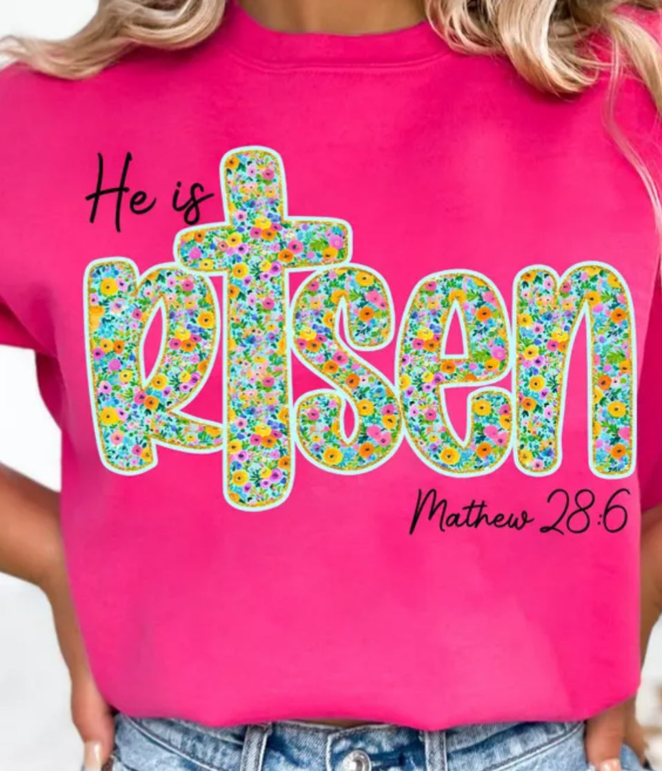 He is RISEN with cross