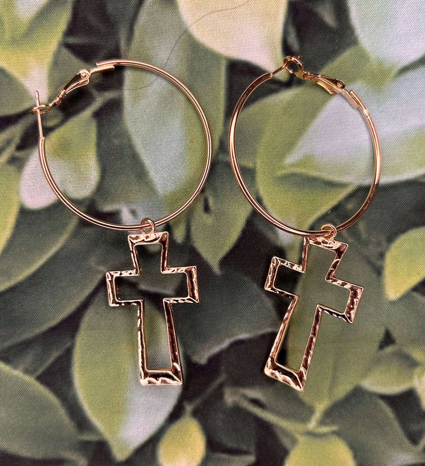 Cross Gold earrings (Copy)