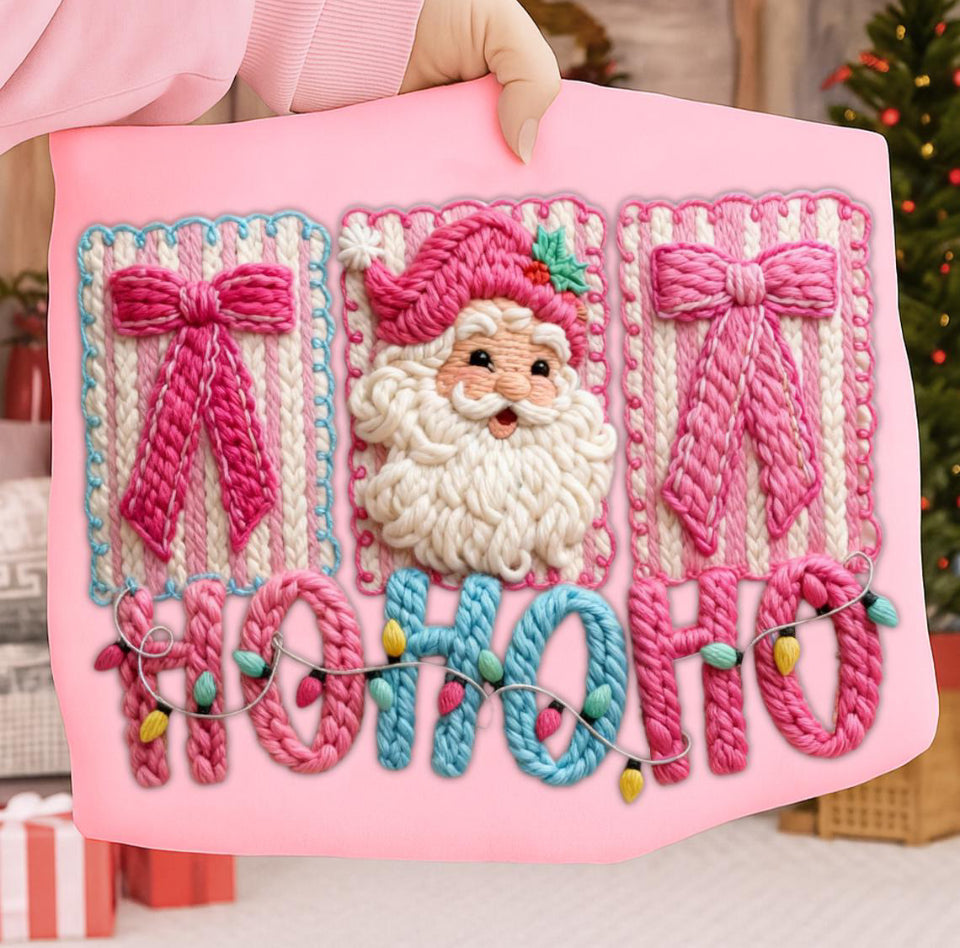 Faux Yarn Santa Claus