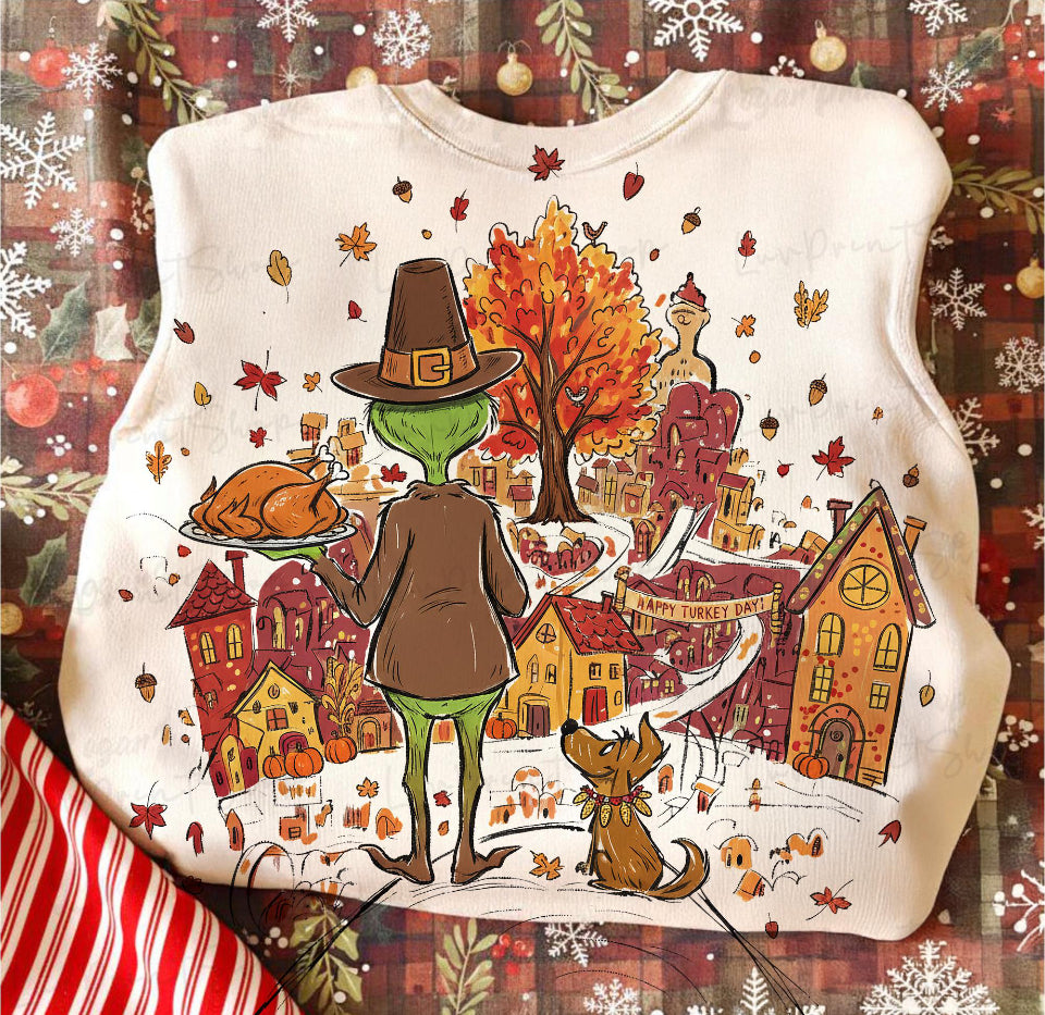 Retro Fall Grinch