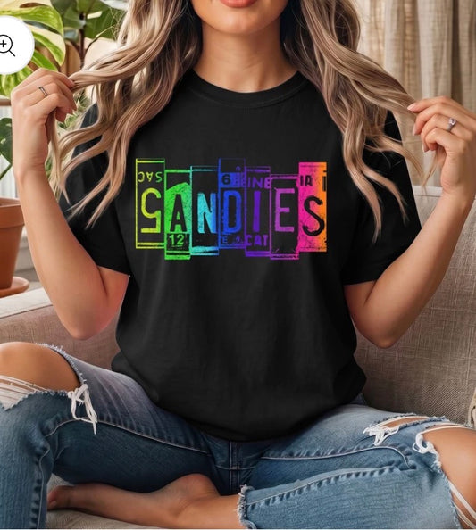 Amarillo Sandies License Plate