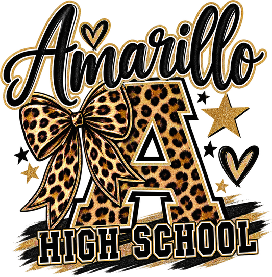 Amarillo High School Leopard print