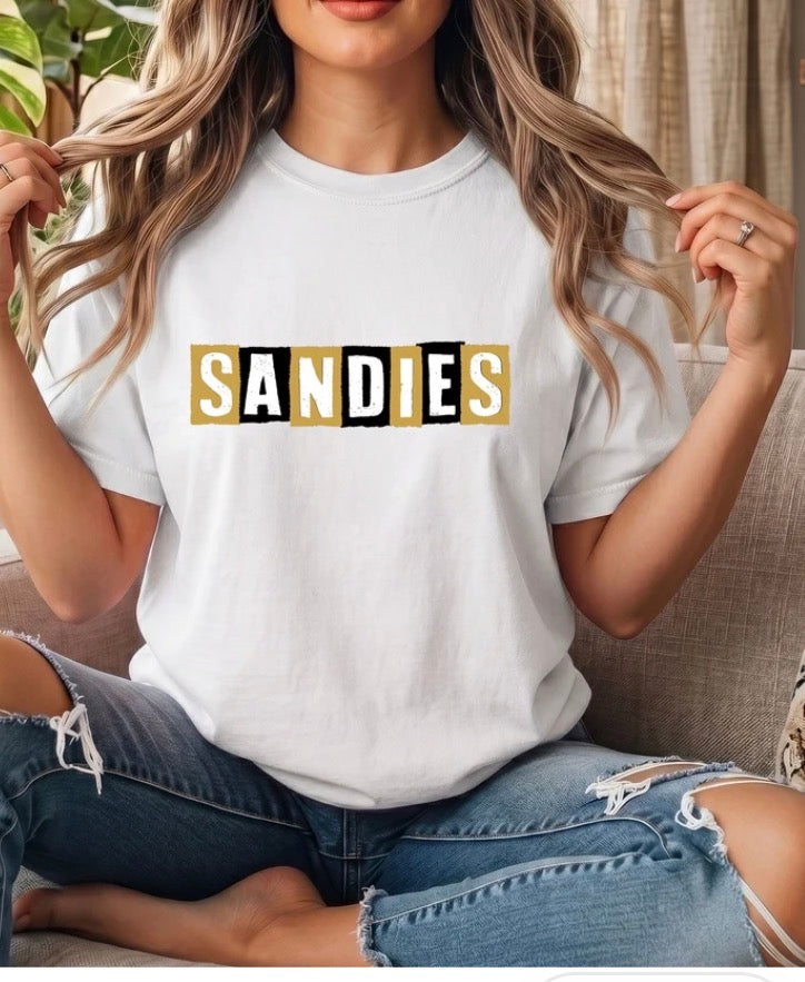 Amarillo Sandies Black and Gold