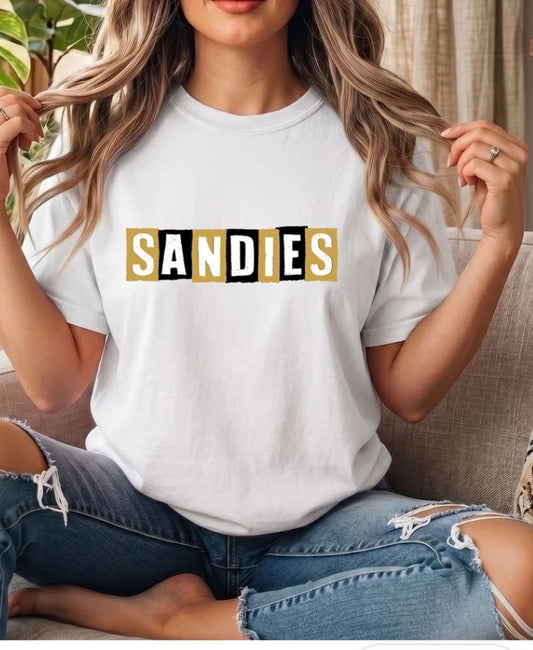 Amarillo Sandies Black and Gold