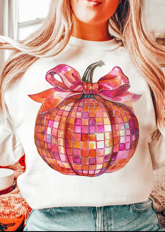Disco pink pumpkin