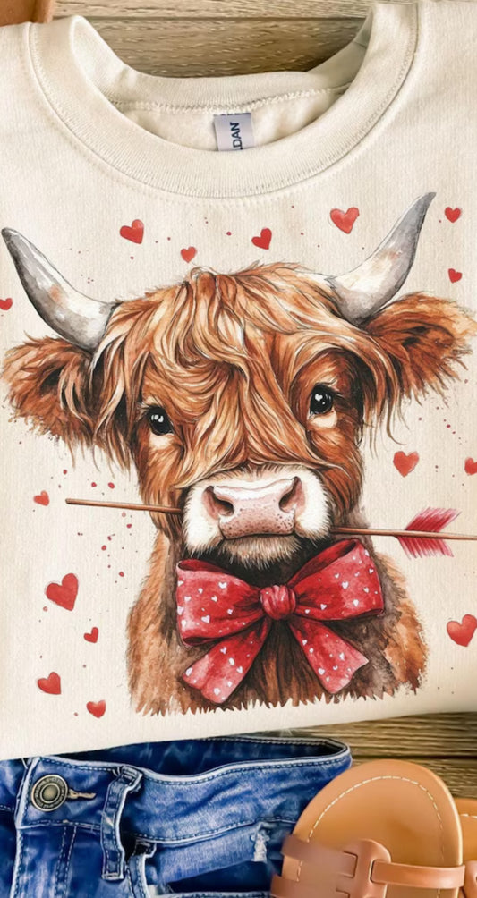 Valentines Highland Cow