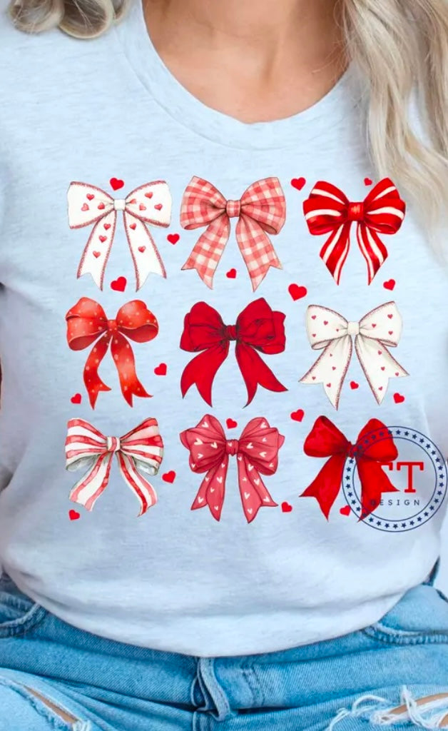 Valentines Coquette bows Shirt