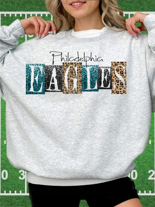 Eagles small leopard print style shirt