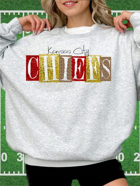 Chiefs small leopard print