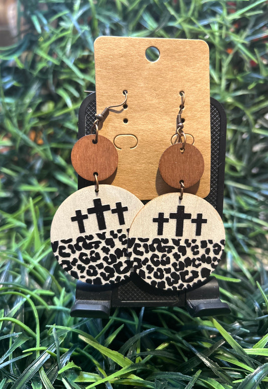 3 Cross EARRINGS