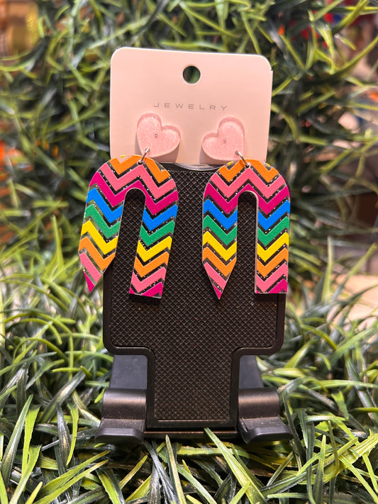 Rainbow earrings