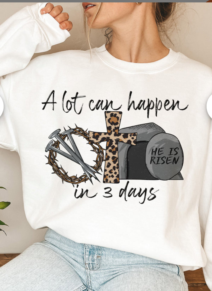 A lot can happen in 3 days leopard print