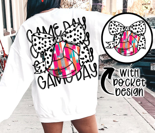 brushstoke Vollyball gameday shirt