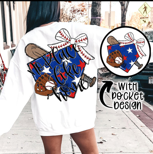 Baseball blue gameday shirt