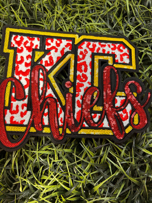 KC chenille chiefs patch