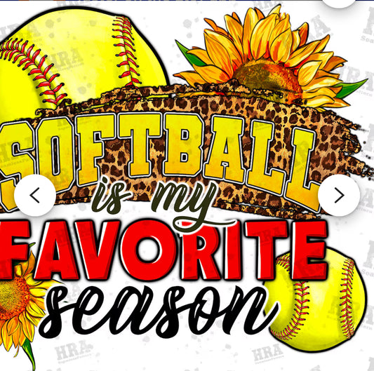 Softball is my favorite season with sunflower