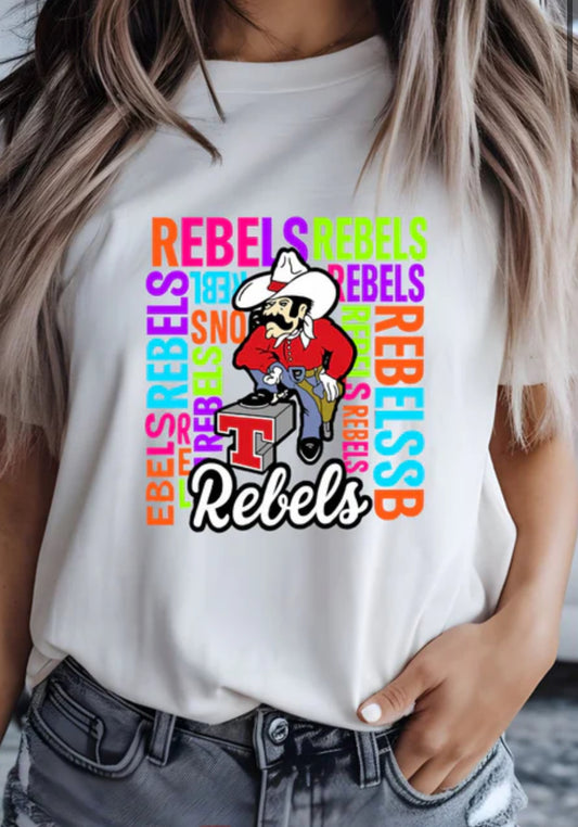 Tascosa Rebel Colorful Spirit Gear
