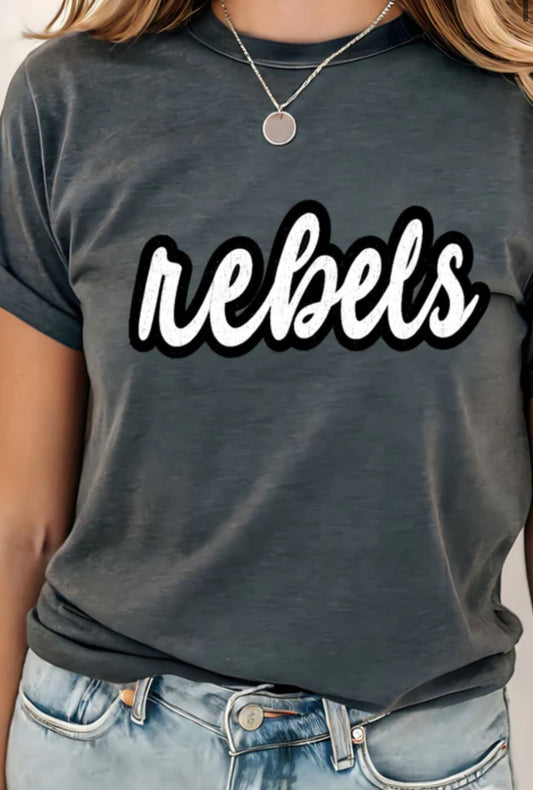 Tascosa Rebel with font