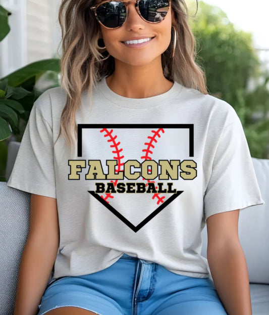Bushland Falcons Baseball home plate