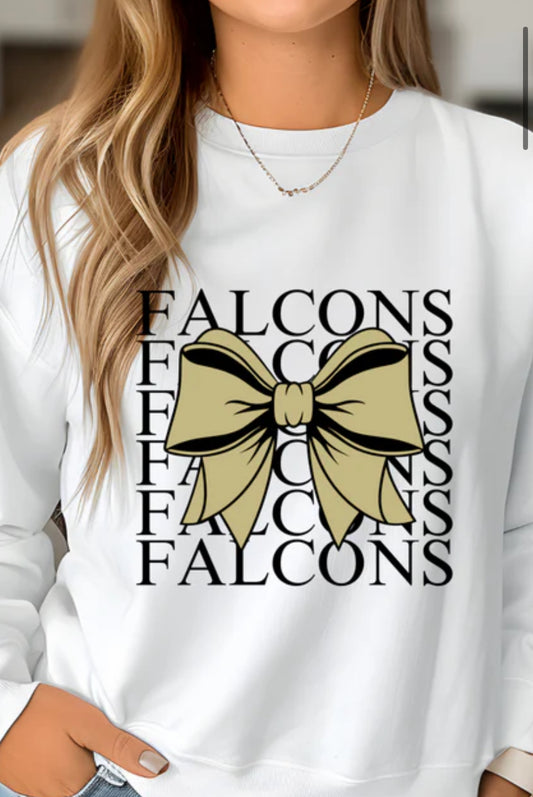 Bushland Falcons with GOLD Bow