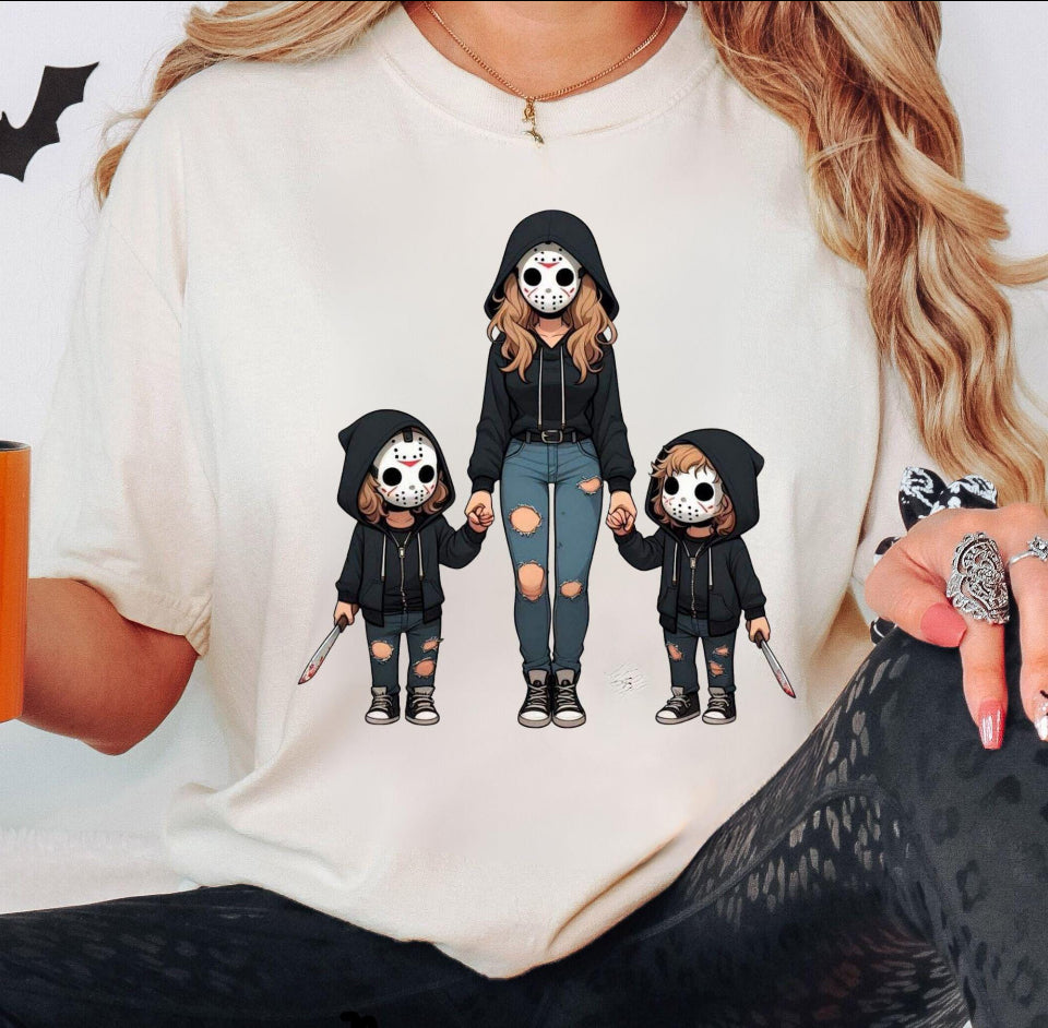 Horror Mama with kids
