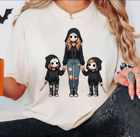 Horror Mama with kids