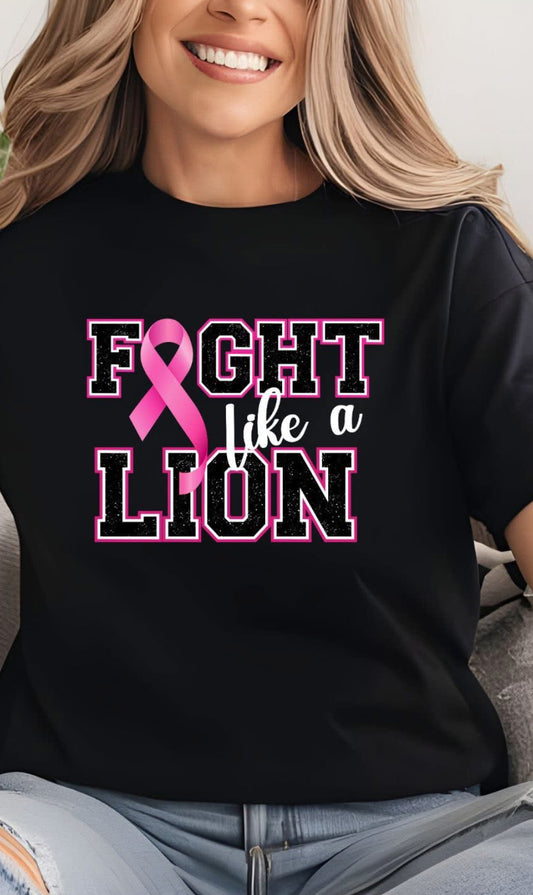 lions Breast Cancer Awareness shirt