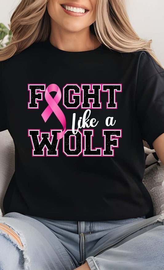Wolves Breast Cancer Awareness shirt