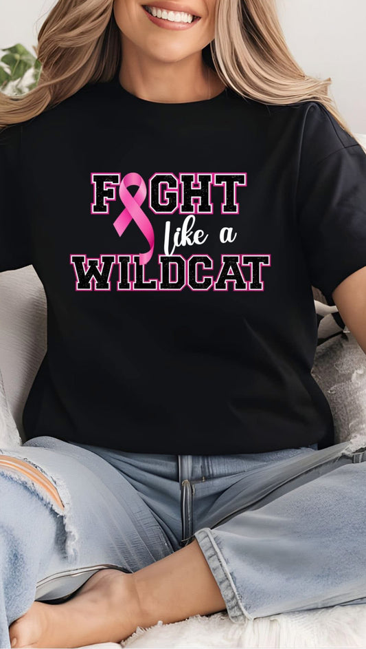 Wildcat Breast Cancer Awareness shirt