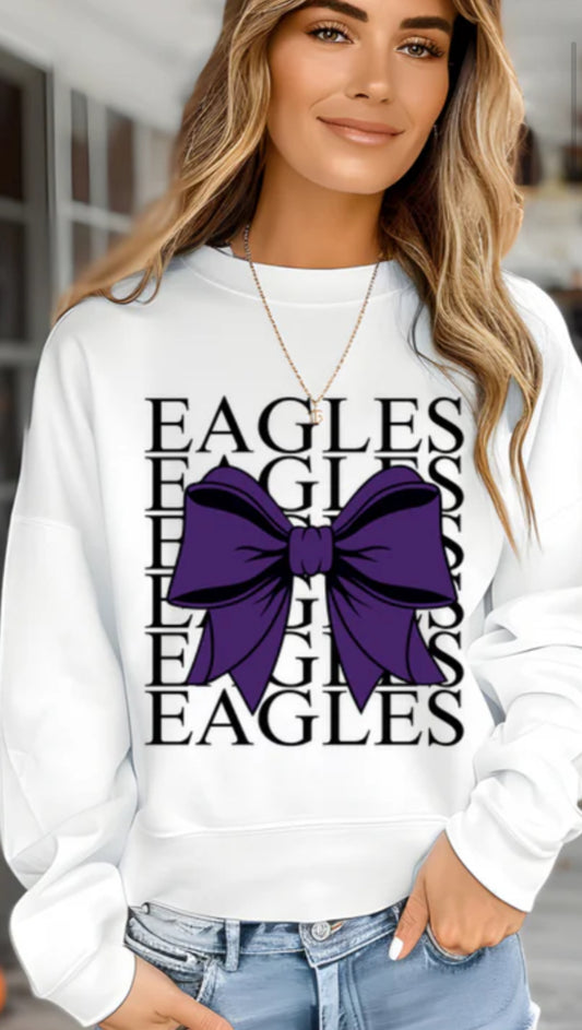 Canyon Eagles with Purple Bow