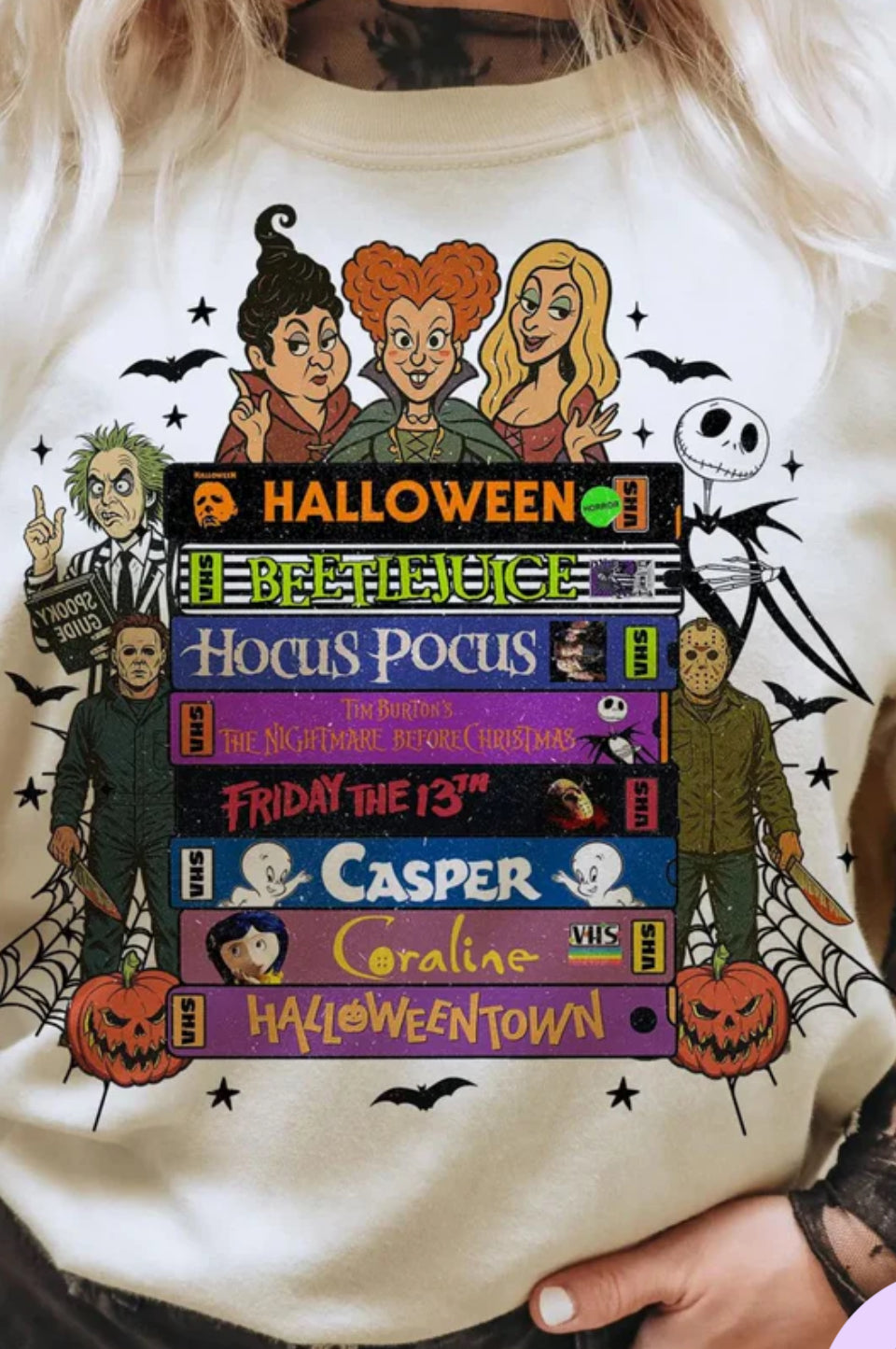 Favorite Halloween Movie Characters with books