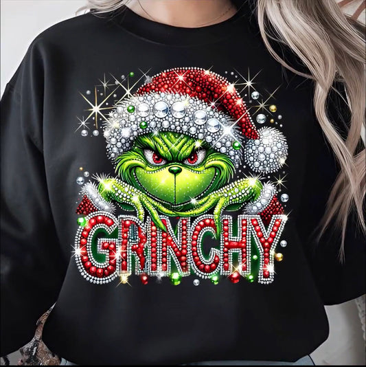 Faux Sparkle Grinch