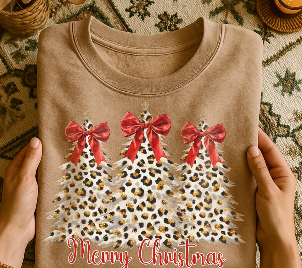 Merry Christmas leopard Trees