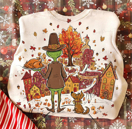 Retro Fall Grinch