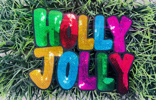 Holly Jolly Colorful Patch