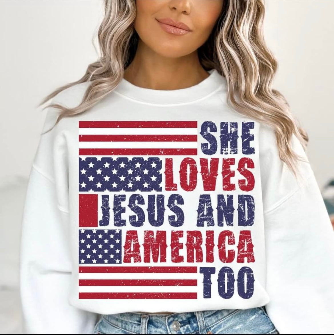 She loves JESUS and America Too